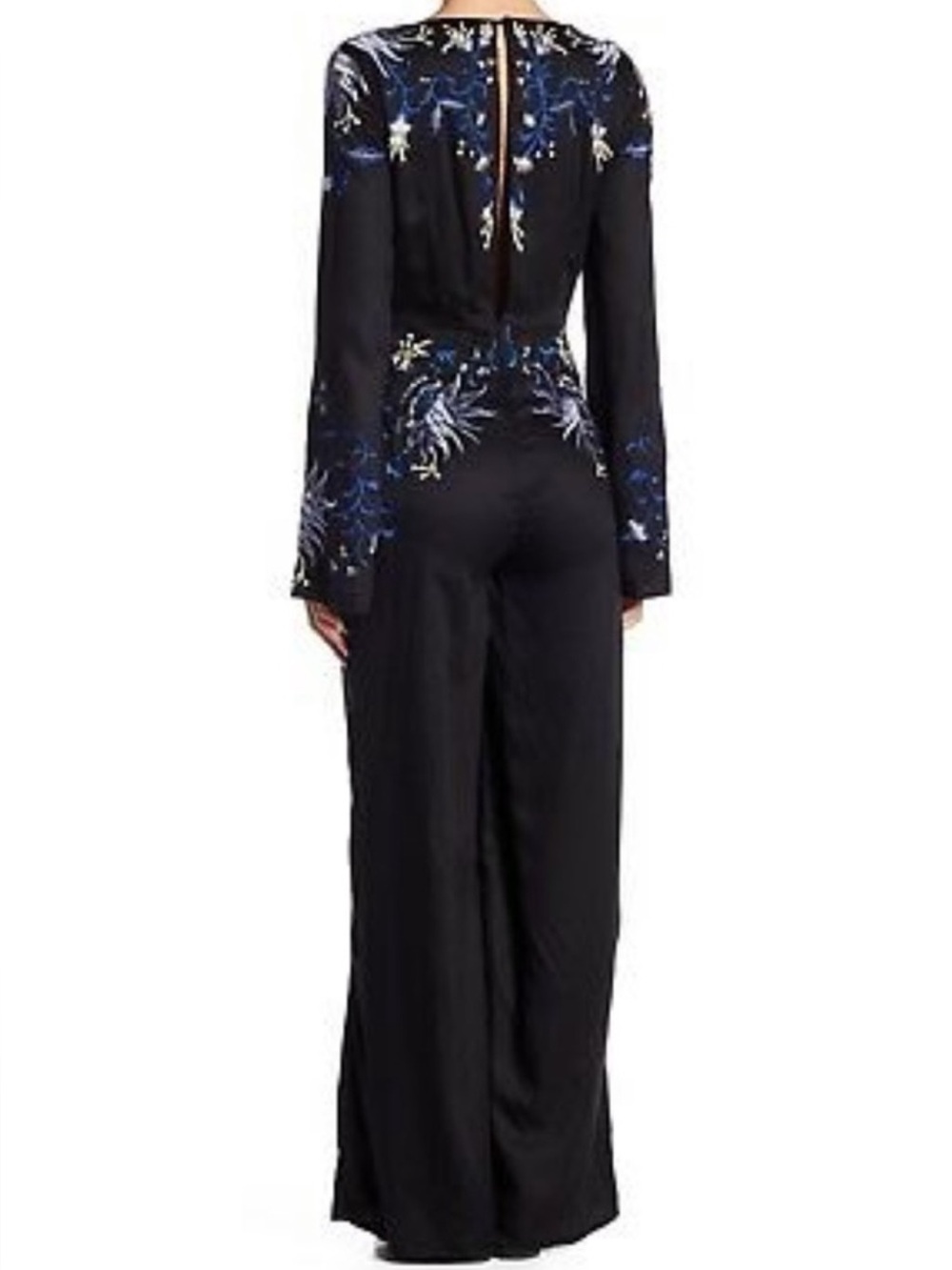 Free People Gypsy Rose 70’s inspired Wide Leg Jumpsuit. Size 8 - Picture 3 of 16
